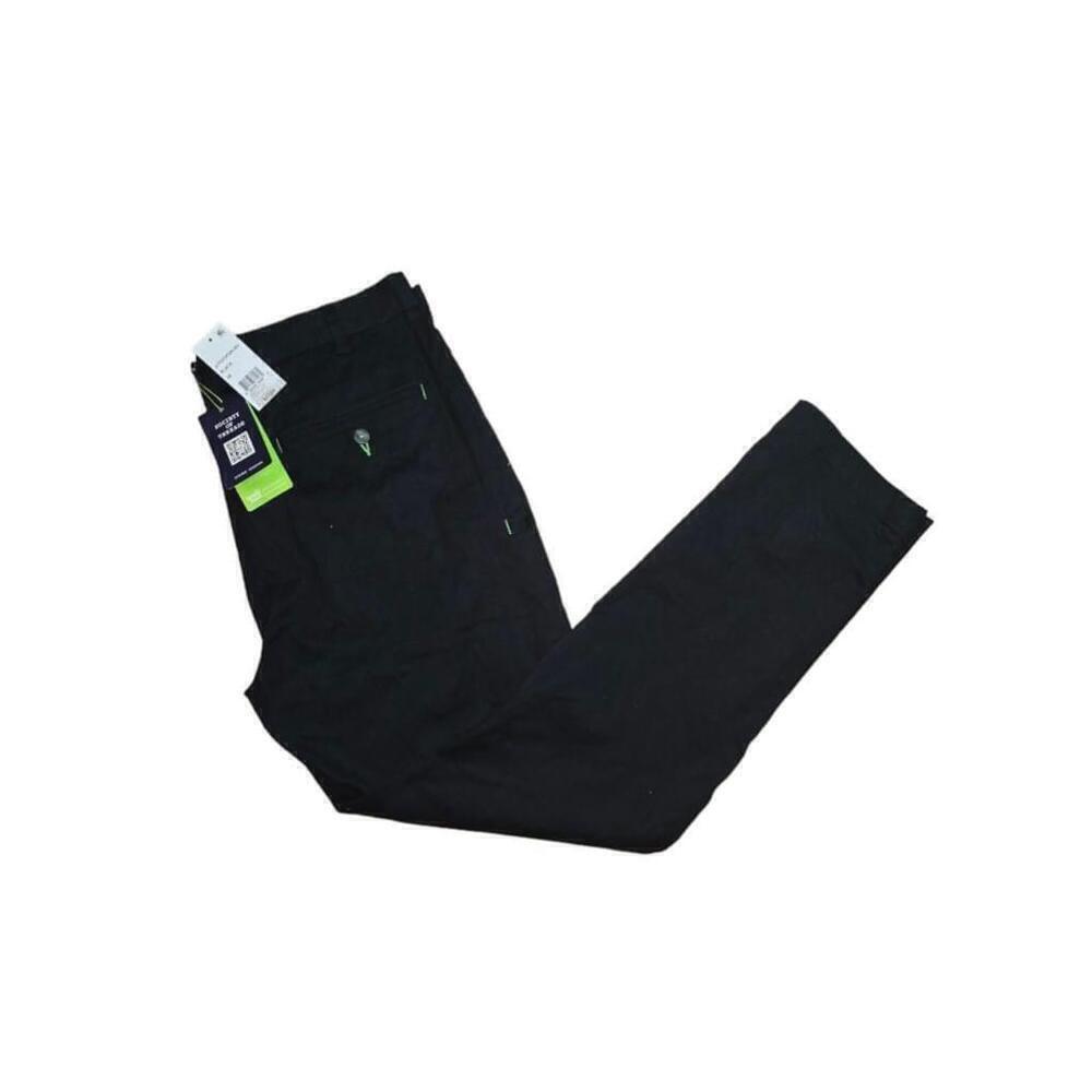 Men's Society of Threads Black Cotton Stretch Pants Size 38 MSRP $79.50